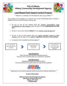 Lead Hazard Flyer