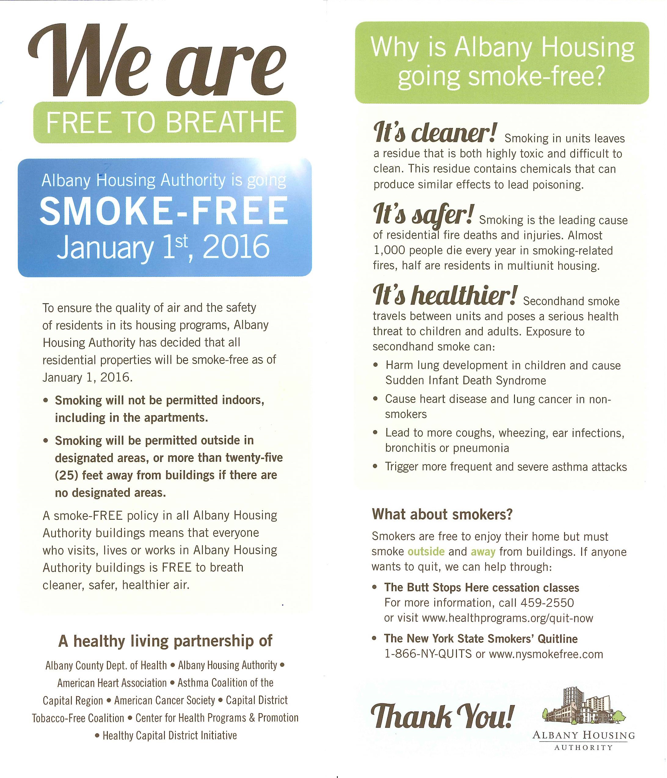 smokefree flyer