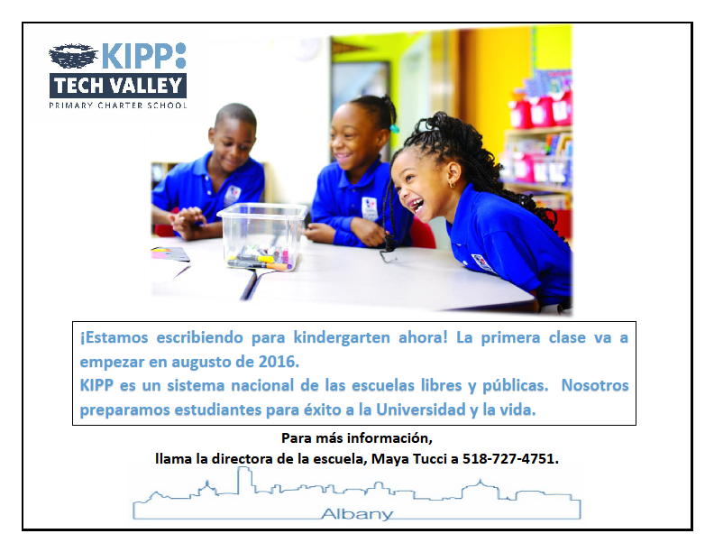 KIPP Tech Valley Primary Charter School Sp