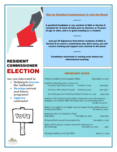 Resident Commissioner Election Flyer II
